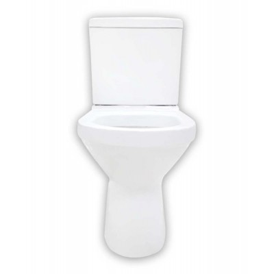 classic closed coupled two piece WC 660 x 370 x 755 mm toilet WC seat bathroom sanitary ware